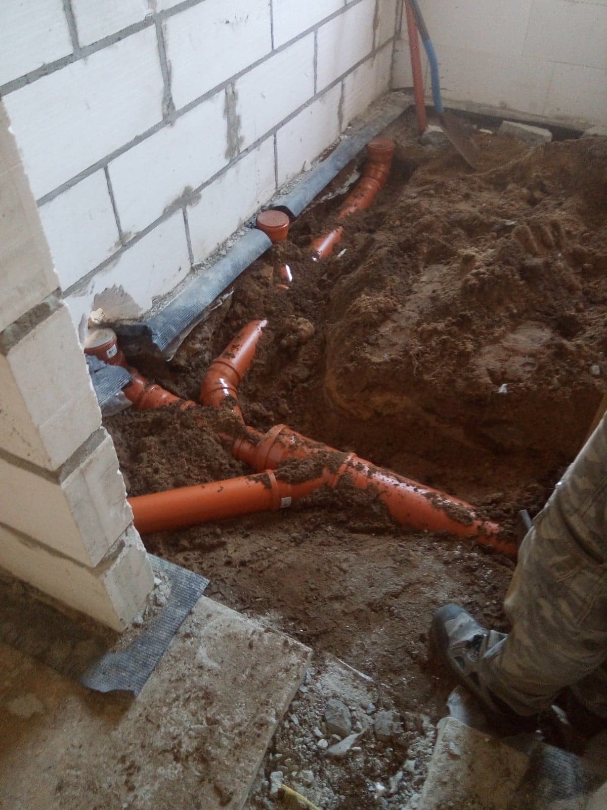 Kanalizacja w nowym budynku Starachowice