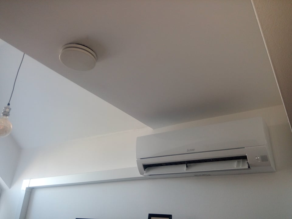 Klimatyzator Mitsubishi zamontowany w domu w Starachowicach.